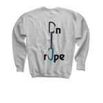 On Rope, a Sport Grey Youth Crewneck Sweatshirt (back-view)