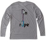 On Rope, a Premium Heather Triblend Long Sleeve Tee (back-view)