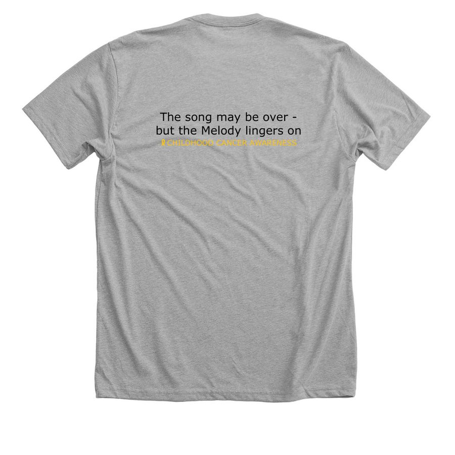 ?Mary?s Melodies? T-Shirt, a Athletic Heather Premium Unisex Tee (back-view)