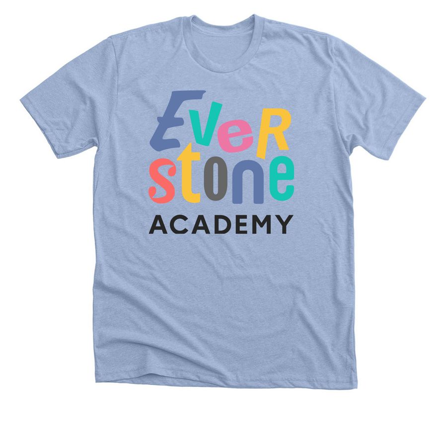 Everstone Classic&nbsp;, a Heather Baby Blue Premium Unisex Tee
