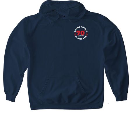 Gagne Family 70th Clambake, a Navy Gildan Softstyle Pullover Hoodie