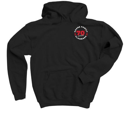 Gagne Family 70th Clambake, a Black Youth Pullover Hoodie