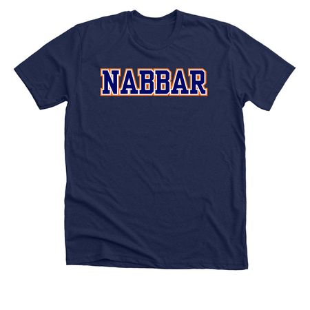 NABBAR THEBES EDITION T-SHIRT, a Solid Navy Blend Premium Unisex Tee