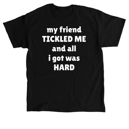 hard tickle, a Black Classic Unisex Tee