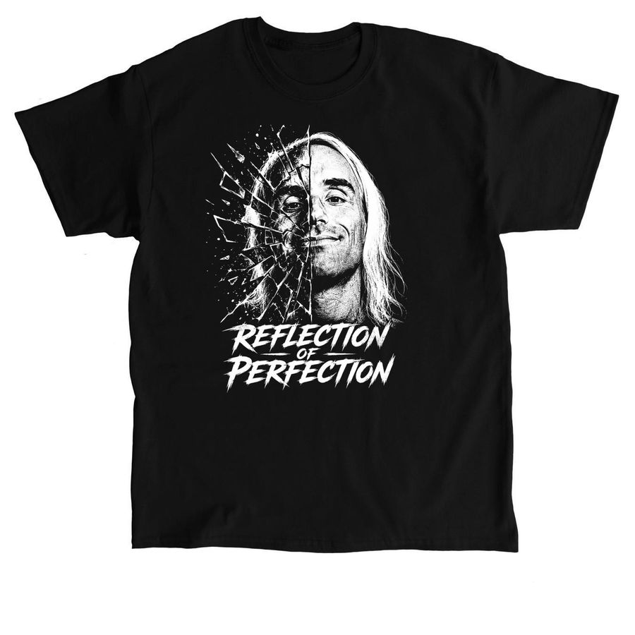 Reflection of Perfection, shattered, a Black Classic Unisex Tee