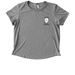 "Yes I'm Cute"&nbsp;Allmade Eco Women's Tee, a Aluminum Grey Allmade Eco Triblend Women?s Scoop Neck Tee