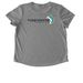 IH Day - Surviving IH, a Aluminum Grey Allmade Eco Triblend Women?s Scoop Neck Tee (back-view)