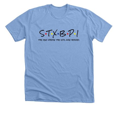 Stxbp1 Friends, a Heather Carolina Blue Premium Unisex Tee