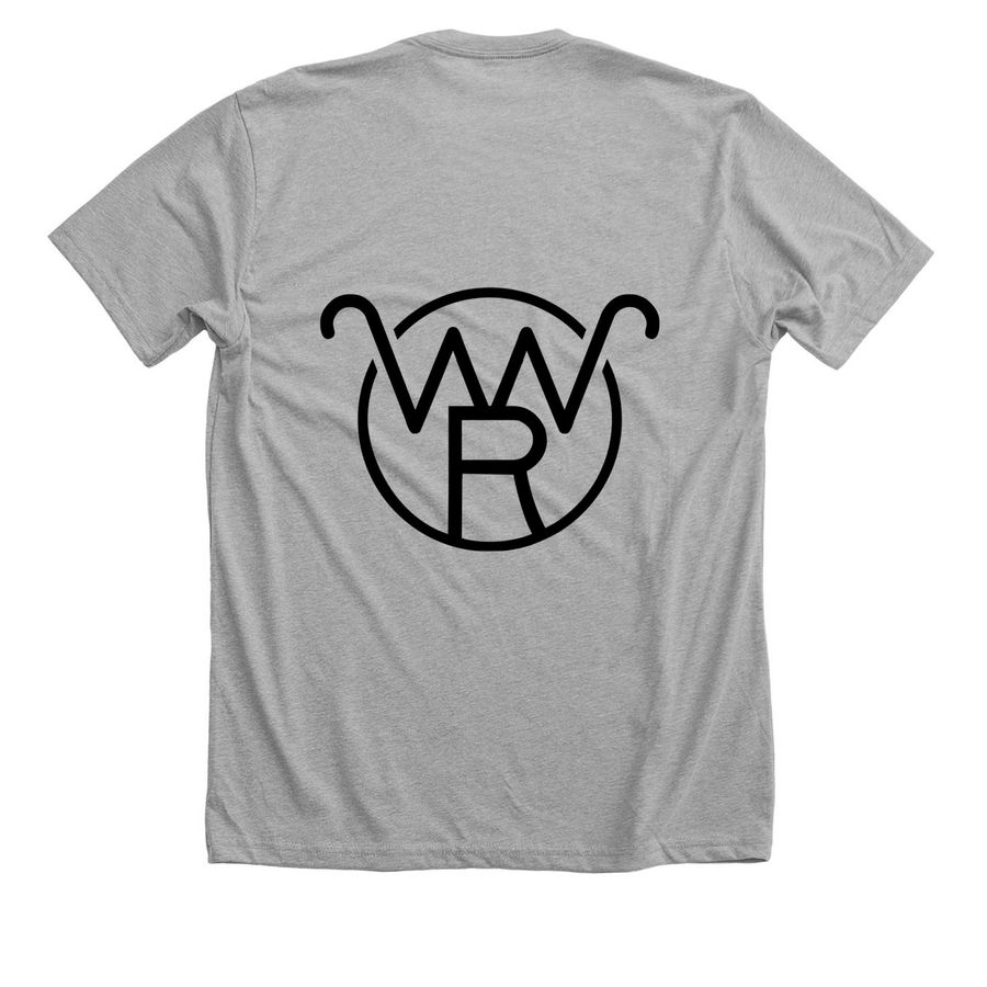 Help Horses. Heal Humans.&nbsp;, a Athletic Heather Premium Unisex Tee (back-view)