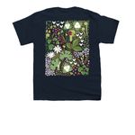 Excellent Ephemerals, a Navy Youth Unisex Tee (back-view)