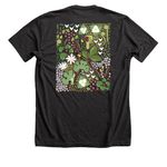 Excellent Ephemerals, a Dark Grey Heather Premium Unisex Tee (back-view)