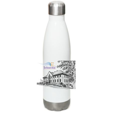 Western Wind 57 Holyoke, a White Stainless Steel Water Bottle