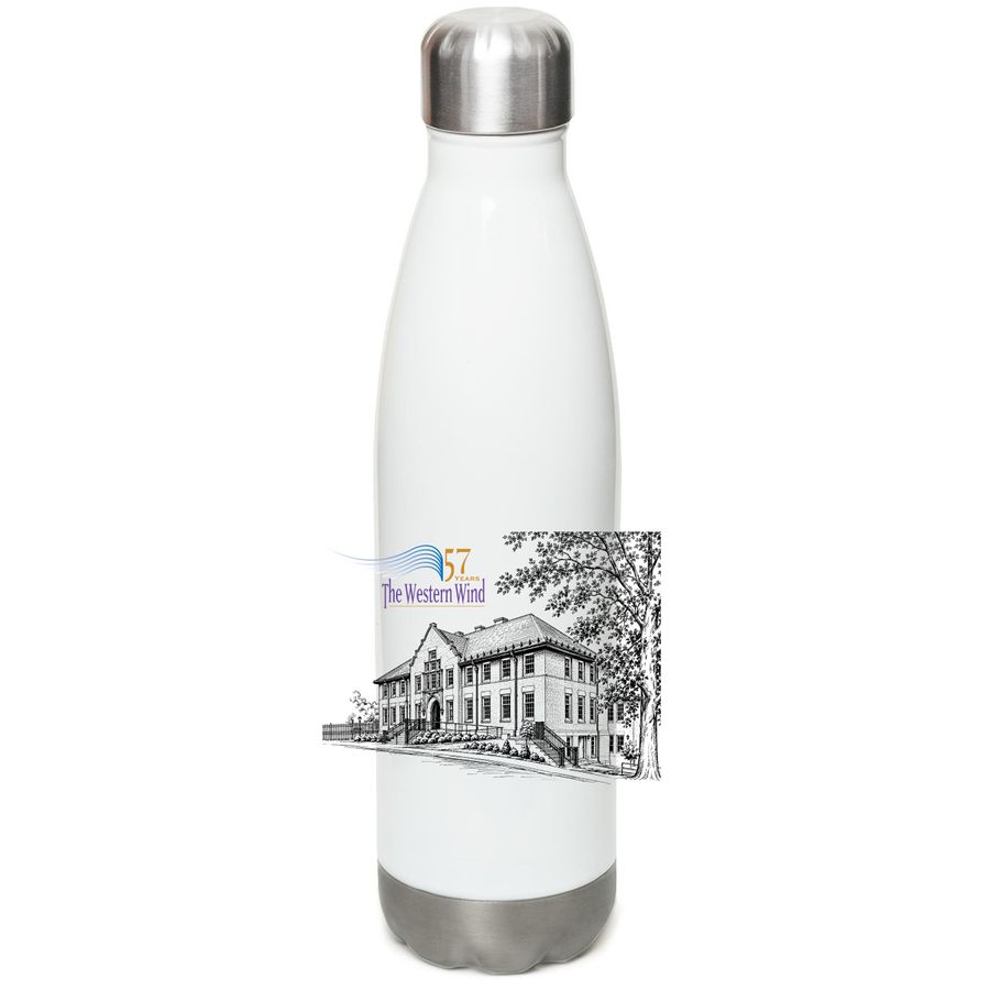 Western Wind 57 Holyoke, a White Stainless Steel Water Bottle