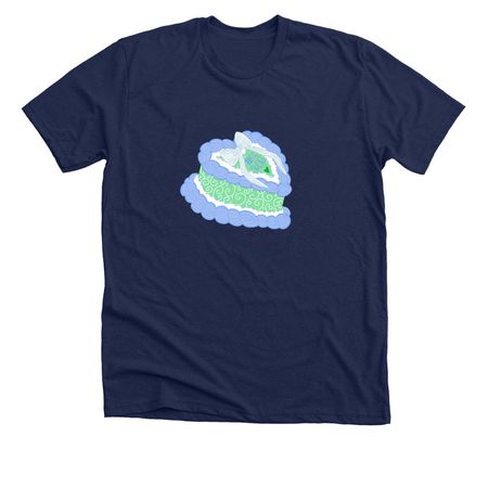 Hate on a Cake, a Solid Navy Blend Premium Unisex Tee