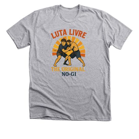 Original No Gi, a Athletic Heather Premium Unisex Tee