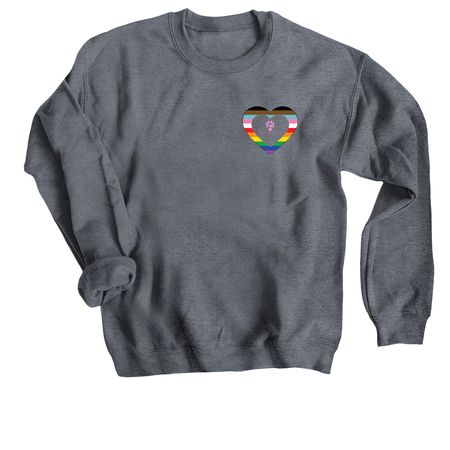 FoTAS Pride 2, a Dark Heather Crewneck Sweatshirt