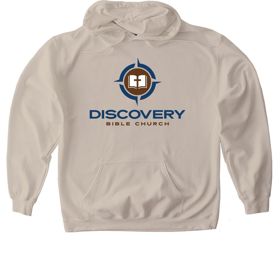 Outreach Hoodie - Color Logo, a Sand Gildan Softstyle Pullover Hoodie