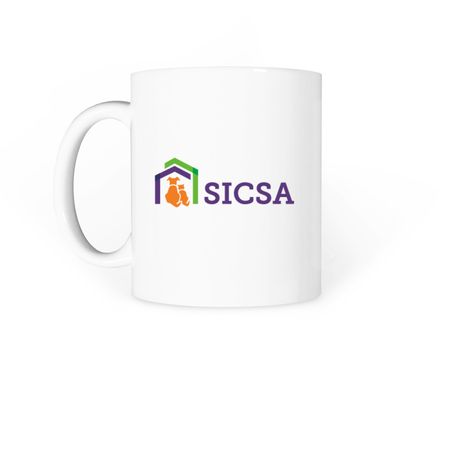 Cool Cats - Mug, a White Coffee Mug (back-view)