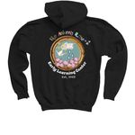 The Ankeny Rose Early Learning Center&nbsp;, a Black Youth Pullover Hoodie (back-view)