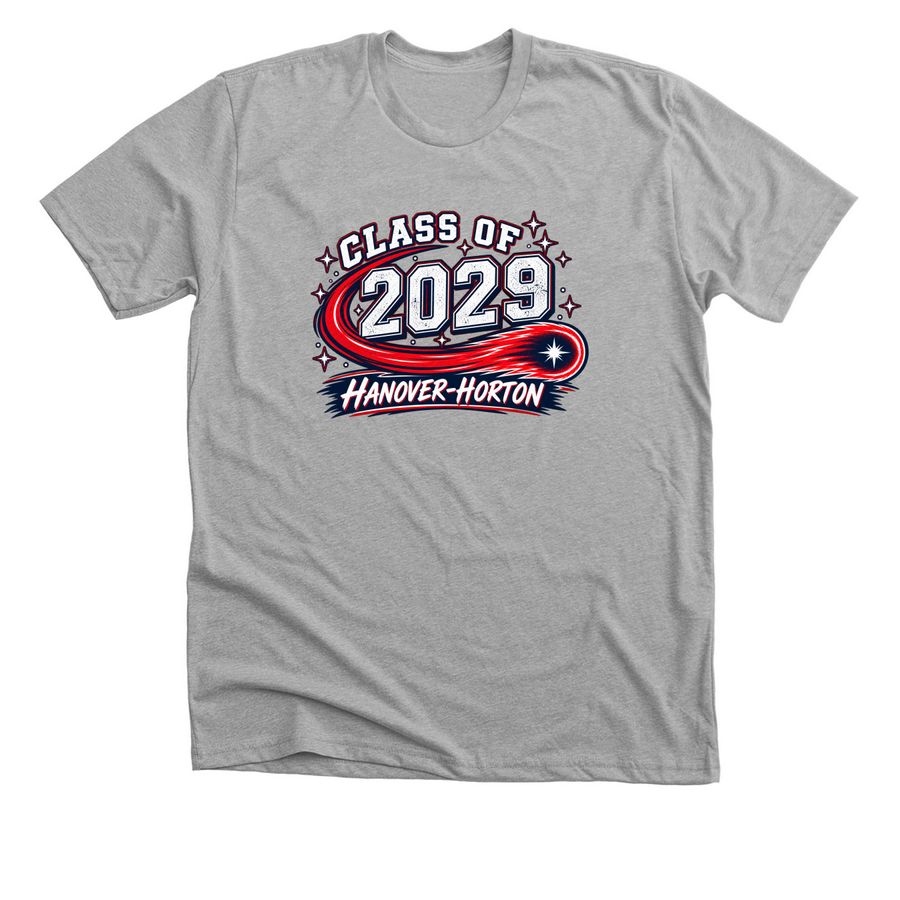 H-H Class of 2029 T-Shirt Fundraiser, a Athletic Heather Premium Unisex Tee