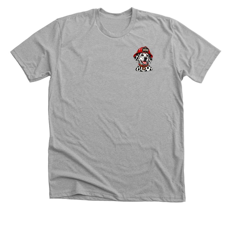 Support the Next Generation of Firefighters, a Athletic Heather Premium Unisex Tee