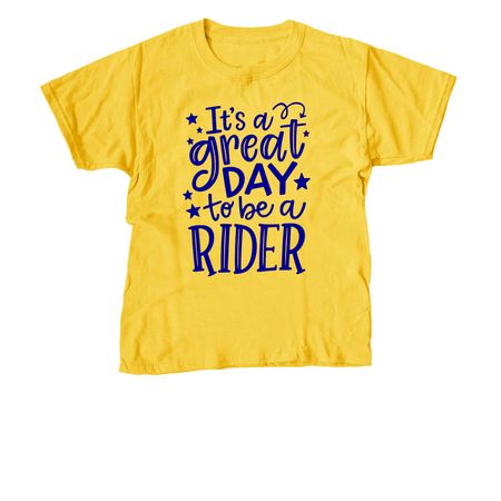 It's A Great Day To Be A Rider, a Daisy Youth Unisex Tee