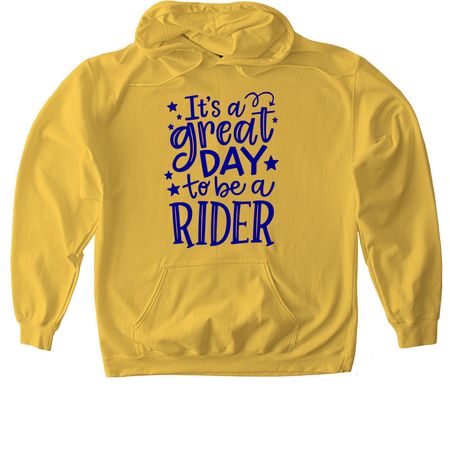 It's A Great Day To Be A Rider, a Daisy Softstyle Pullover Hoodie