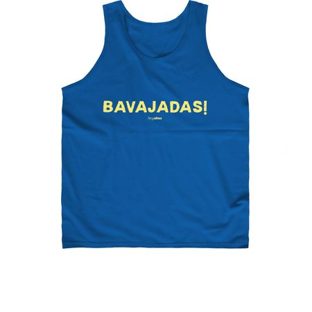 Bavajadas!, a Royal Blue Classic Unisex Tank Top