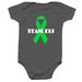 Baby Team Eli Onesies, a Charcoal Infant Onesie