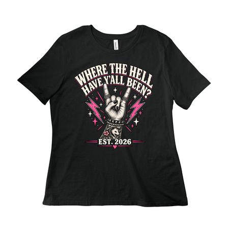 BADASS EDITION-WHERE THE HELL HAVE Y'ALL BEEN, a Vintage Black Women?s Relaxed Cotton Tee