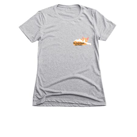 Community Cats - Just Tip It, a Dark Heather Grey Women's Slim Fit Tee