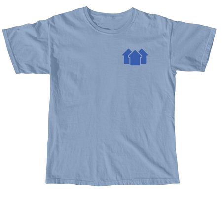 Every child deserves a village., a Washed Denim Comfort Colors Unisex Tee