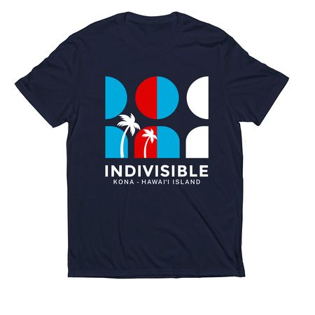 Kona Indivisible Tee | No Design on Back, a Night Sky Navy Allmade Eco Triblend Unisex Tee