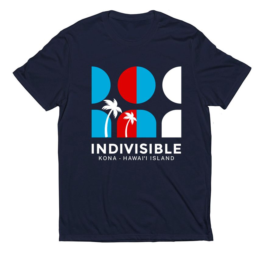Kona Indivisible Tee | No Design on Back, a Night Sky Navy Allmade Eco Triblend Unisex Tee