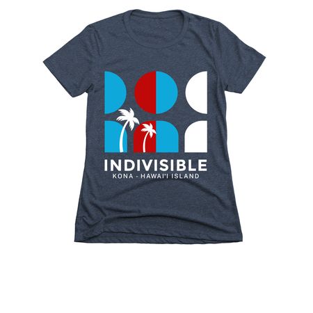 Kona Indivisible Tee | No Design on Back, a Midnight Navy Women's Slim Fit Tee