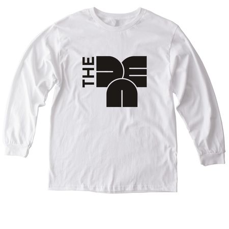 DENVER URBAN GARDENS, a White American Apparel Heavyweight Long Sleeve Cotton Tee