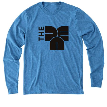 DENVER URBAN GARDENS, a Azure Blue Allmade Eco Triblend Long Sleeve Tee