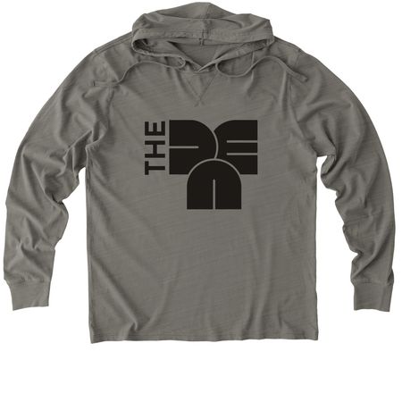 DENVER URBAN GARDENS, a Driftwood Grey Allmade Organic Cotton Mineral Dye Hoodie Tee