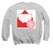 Santa..I Can Explain My Attitude, a Sport Grey Crewneck Sweatshirt (back-view)