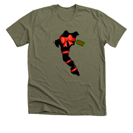2023 Sugar Island Merry Christmas, a Heather Olive Premium Unisex Tee