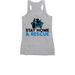 PSPCA Stay Home & Rescue, a Athletic Heather Women's Racerback