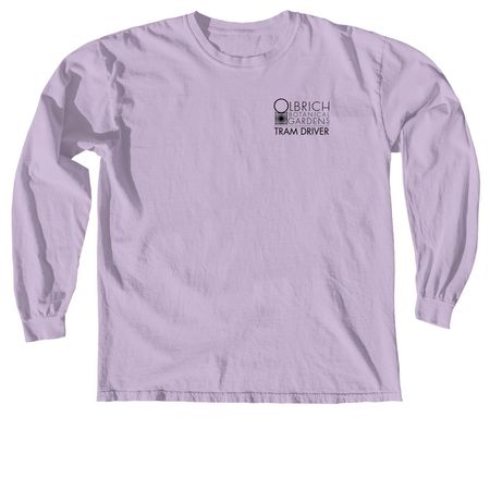 Olbrich | Tram, a Orchid Comfort Colors Long Sleeve Tee