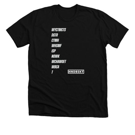 HR WYCTMCTS, a Solid Black Blend Premium Unisex Tee