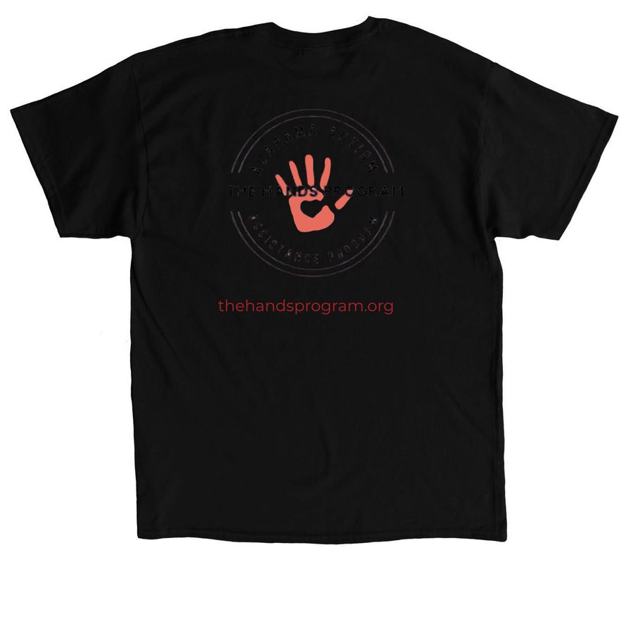 Powerlift For Autism, a Black Classic Unisex Tee (back-view)