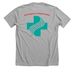 SAFH Shirt, a Athletic Heather Premium Unisex Tee (back-view)