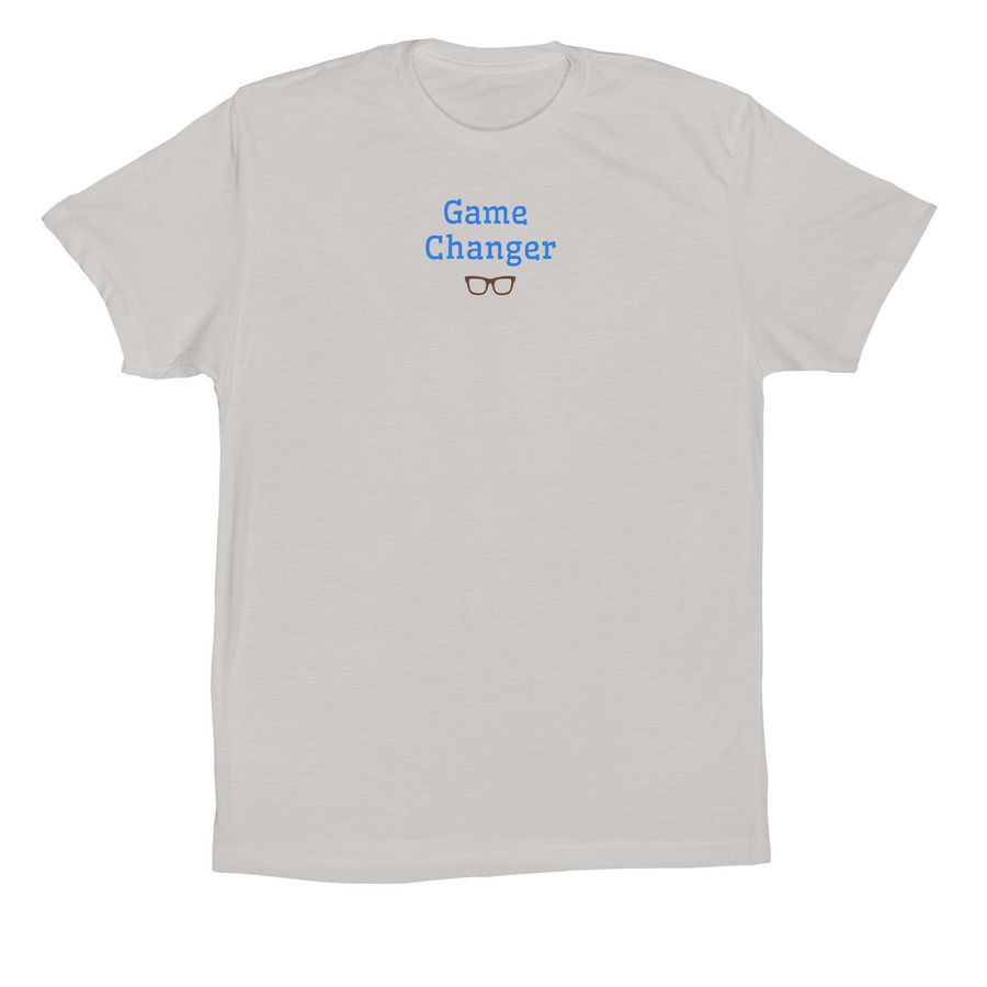 Simple Game Changer, a Solid Athletic Grey Premium Cotton Tee