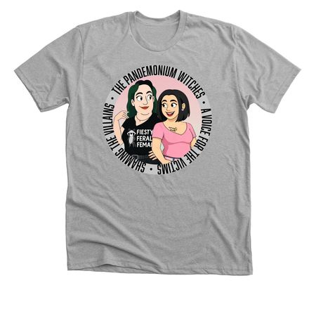 The Pandemonium Witches, a Athletic Heather Premium Unisex Tee