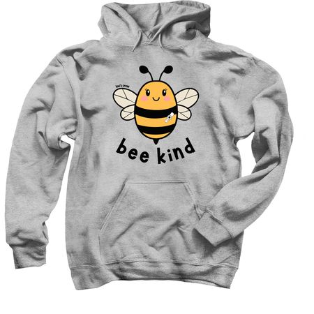Lou's Crew- Bee Kind, a Sport Grey Pullover Hoodie