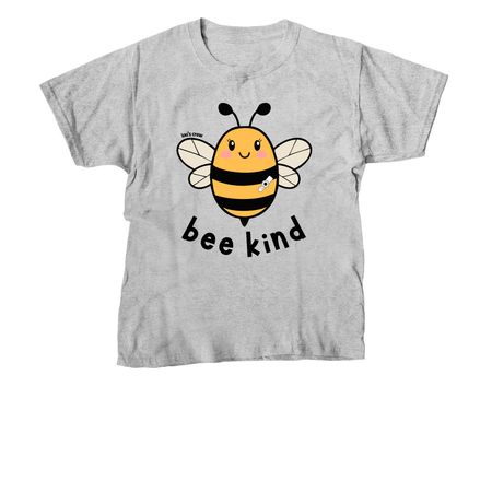 Lou's Crew- Bee Kind, a Sport Grey Youth Unisex Tee