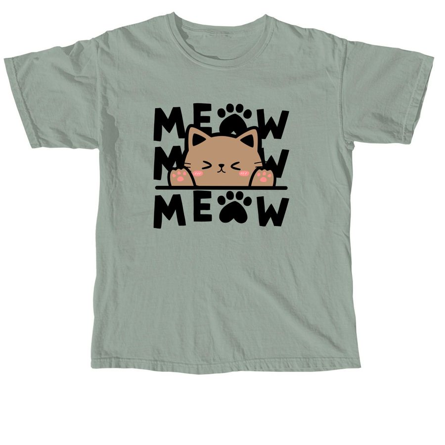 MEOW, a Bay Comfort Colors Unisex Tee